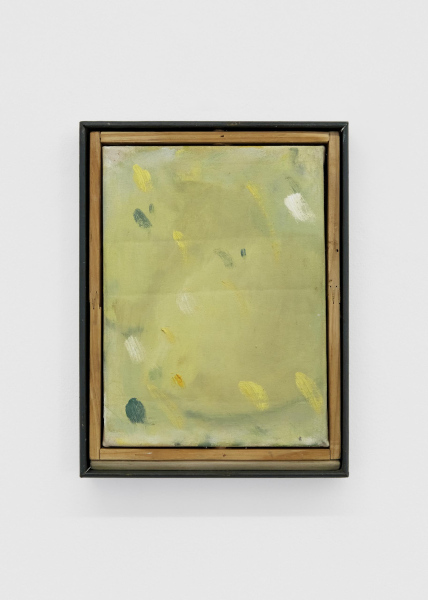 Still Life (Lemons)2025, oil on canvas with artist made frame, 24 x 18 cm
