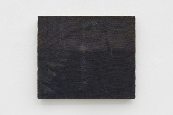 Moonlight2021, oil on Hessian, 28 x 33 cm